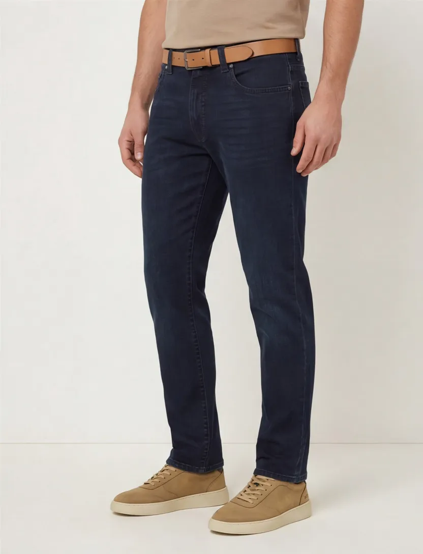 Jeans Pierre Cardin Lyon Tapered Fit navy normale fit