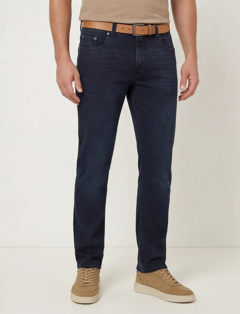 Jeans Pierre Cardin Lyon Tapered Fit navy normale fit