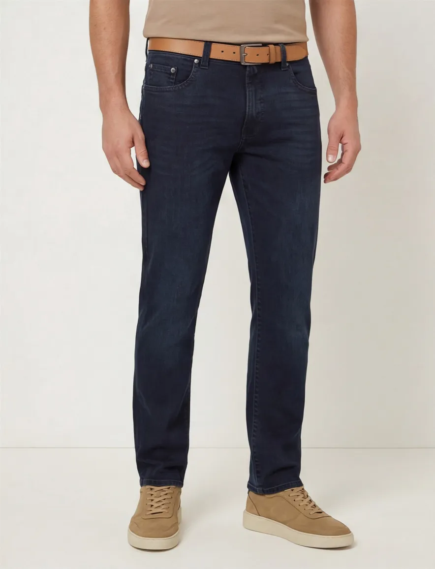 Pierre Cardin Lyon Tapered Fit 5-pocket jeans navy
