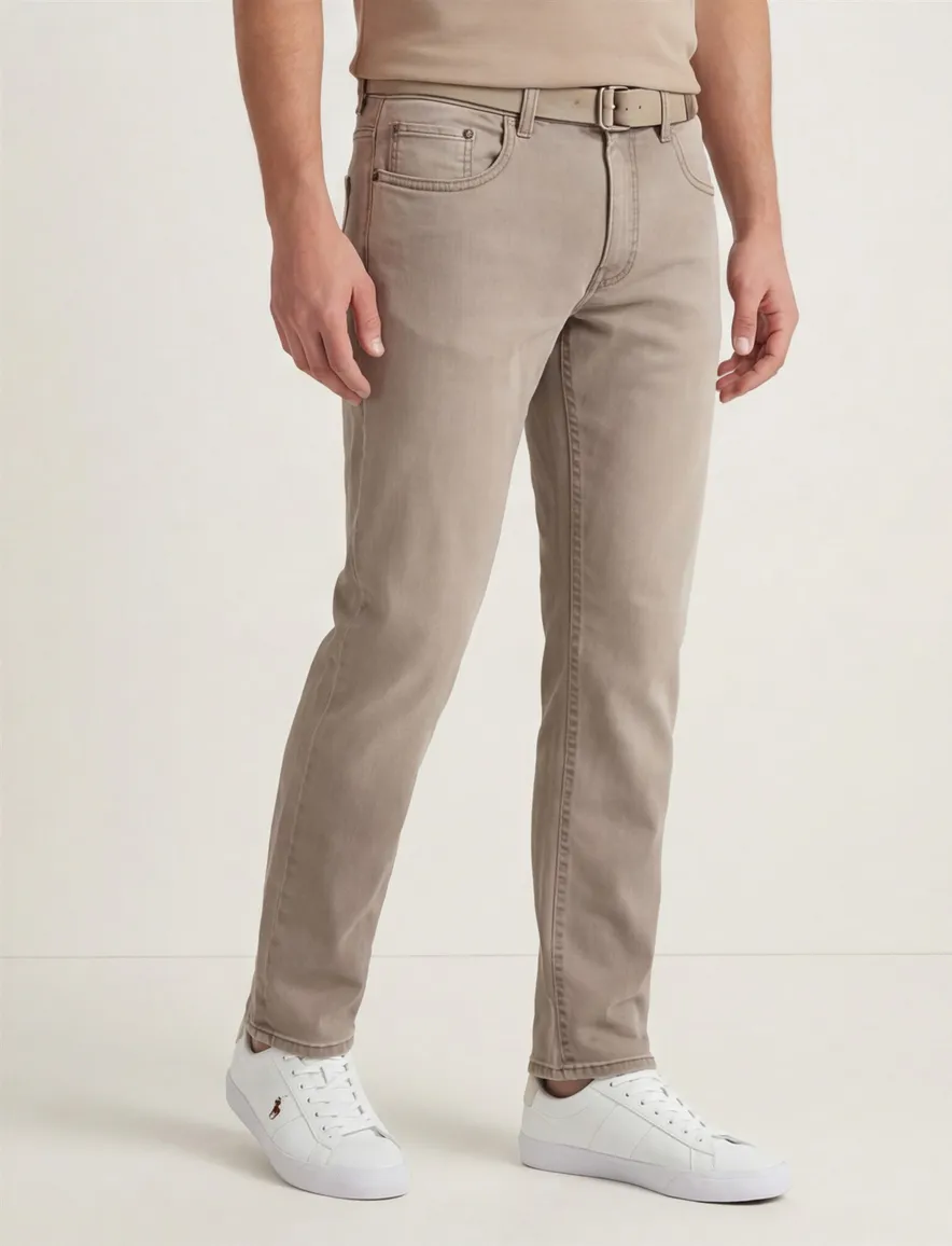 Pierre Cardin Lyon Tapered Fit jeans beige