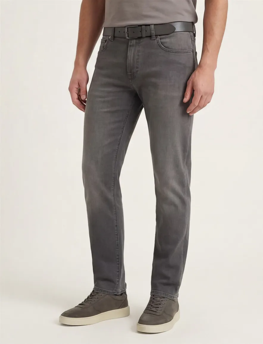 Pierre Cardin jeans grijs 5-pocket model Lyon Tapered Fit