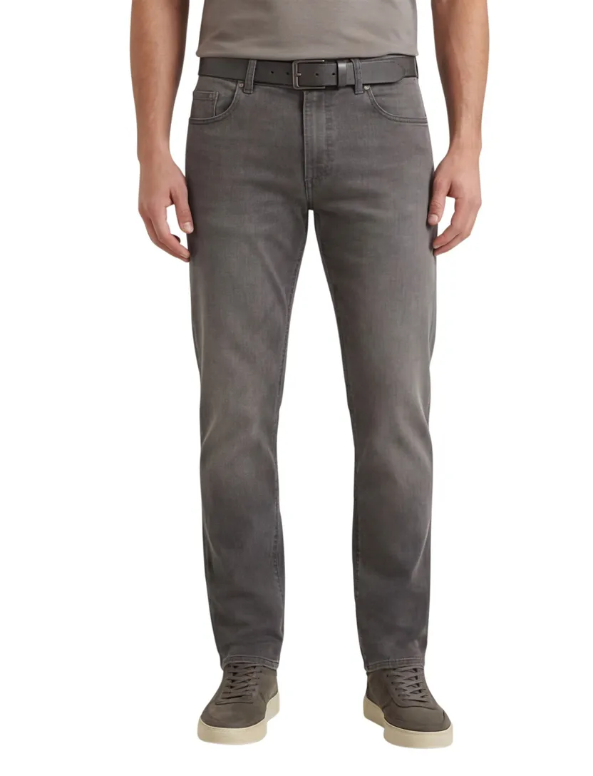 Jeans Pierre Cardin Lyon Tapered Fit grijs effen