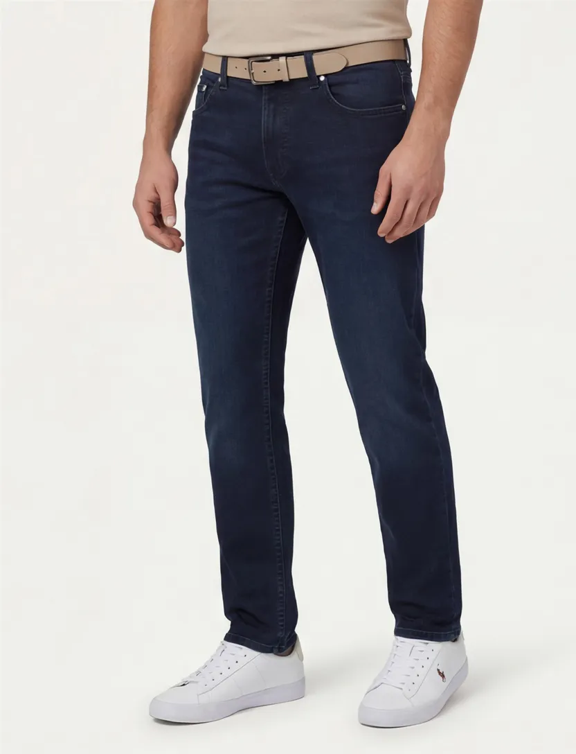 Navy jeans Pierre Cardin Lyon Tapered Fit