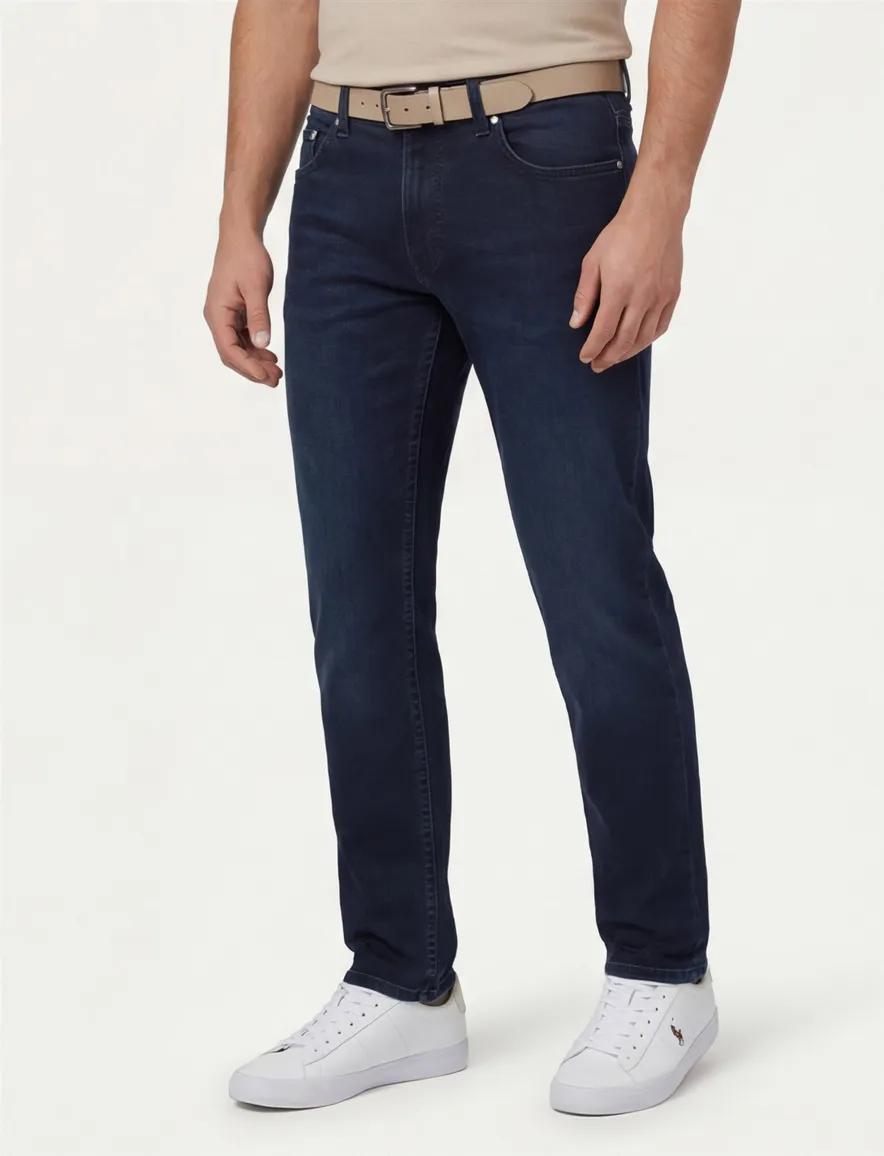 Pierre Cardin donkerblauwe jeans Lyon Tapered Fit