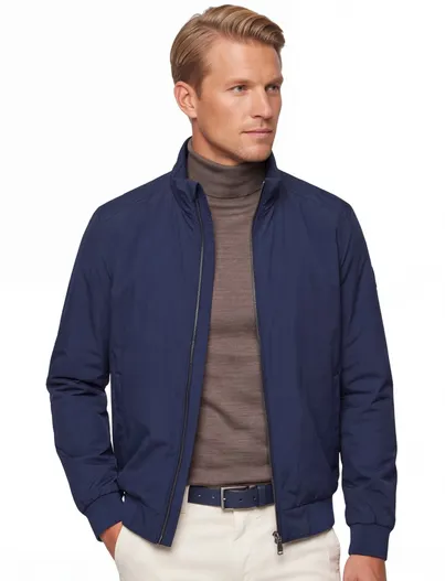 Pierre Cardin Pierre Cardin Tussenjas donkerblauw modern fit