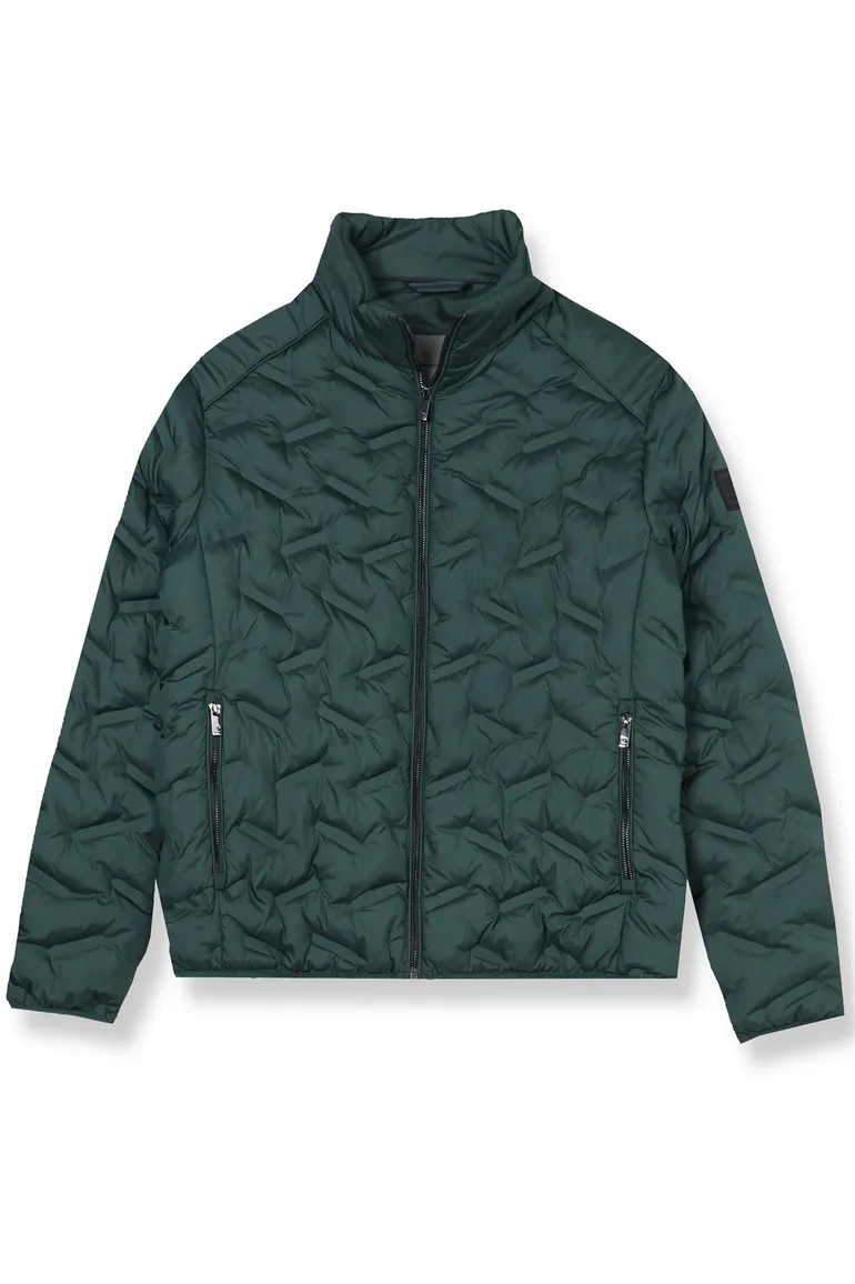 Pierre Cardin Tussenjas groen gewatteerd