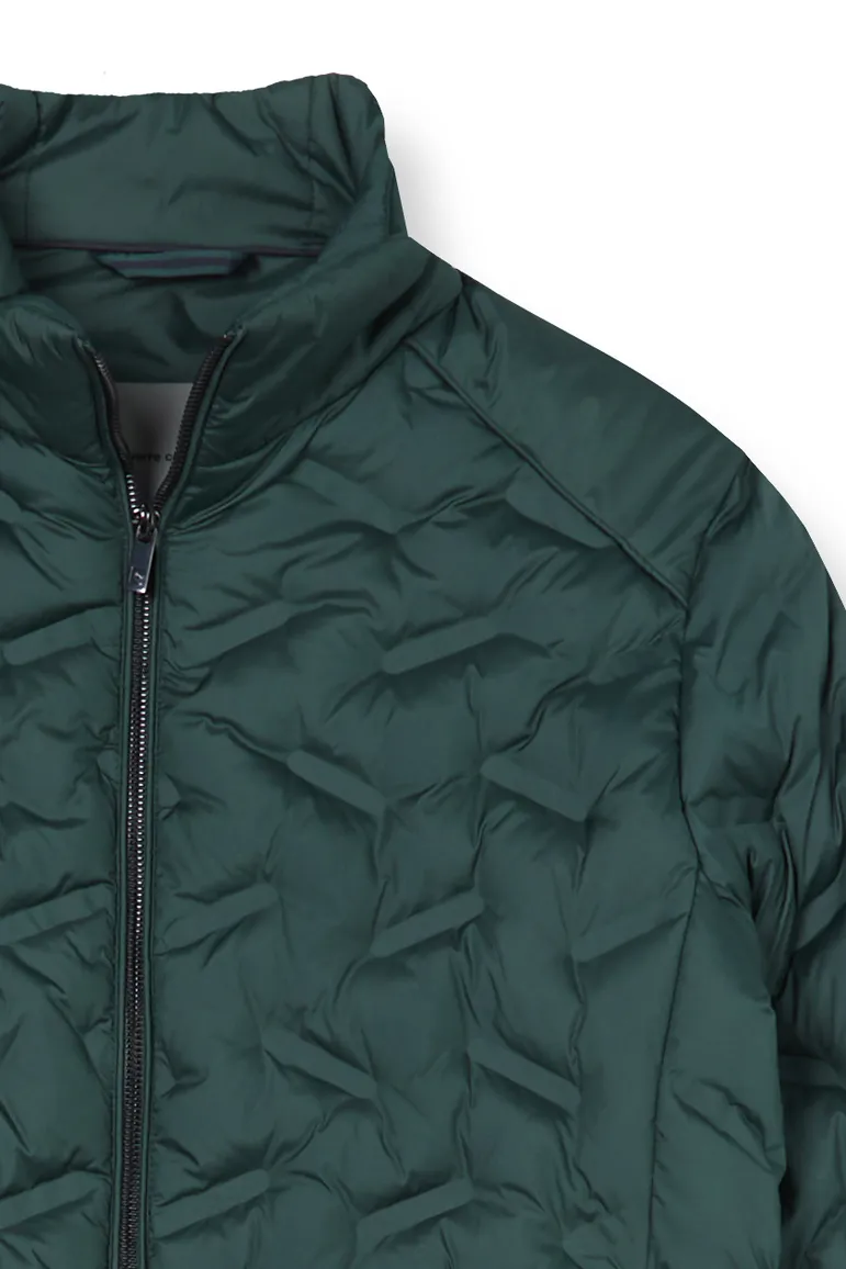 Pierre Cardin Tussenjas groen gewatteerd