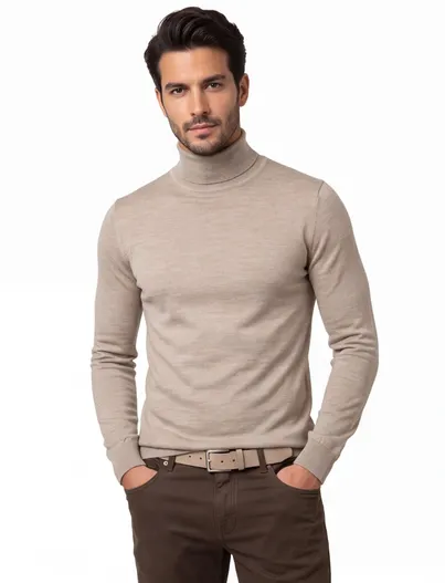 Thomas Maine Thomas Maine coltrui beige uni merinowol