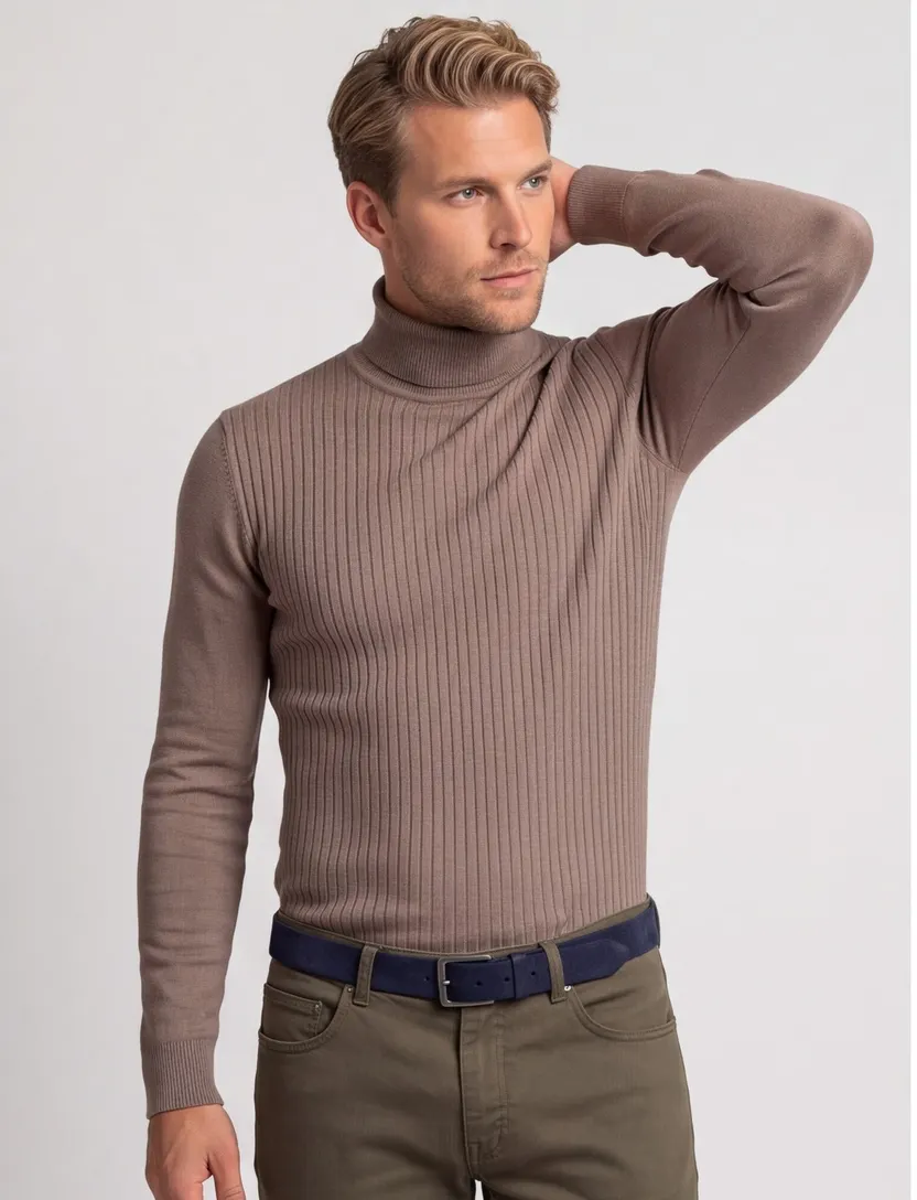 Thomas Maine coltrui beige effen normale fit