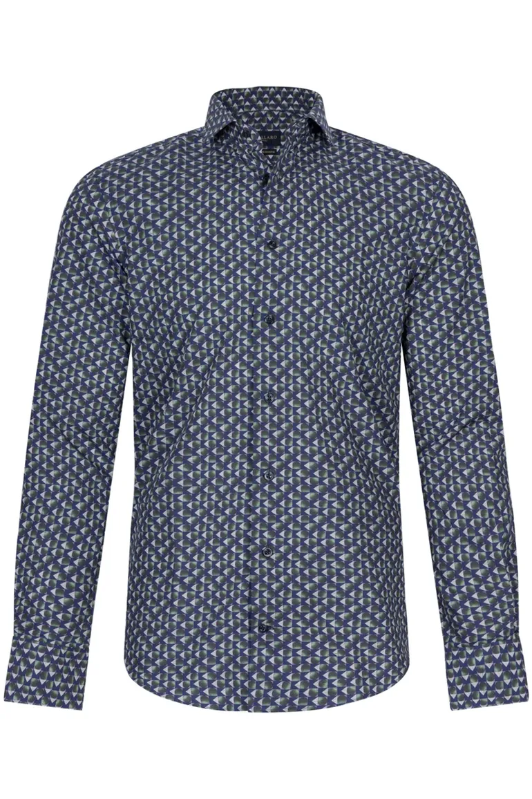 Cavallaro overhemd Cesario groen geprint