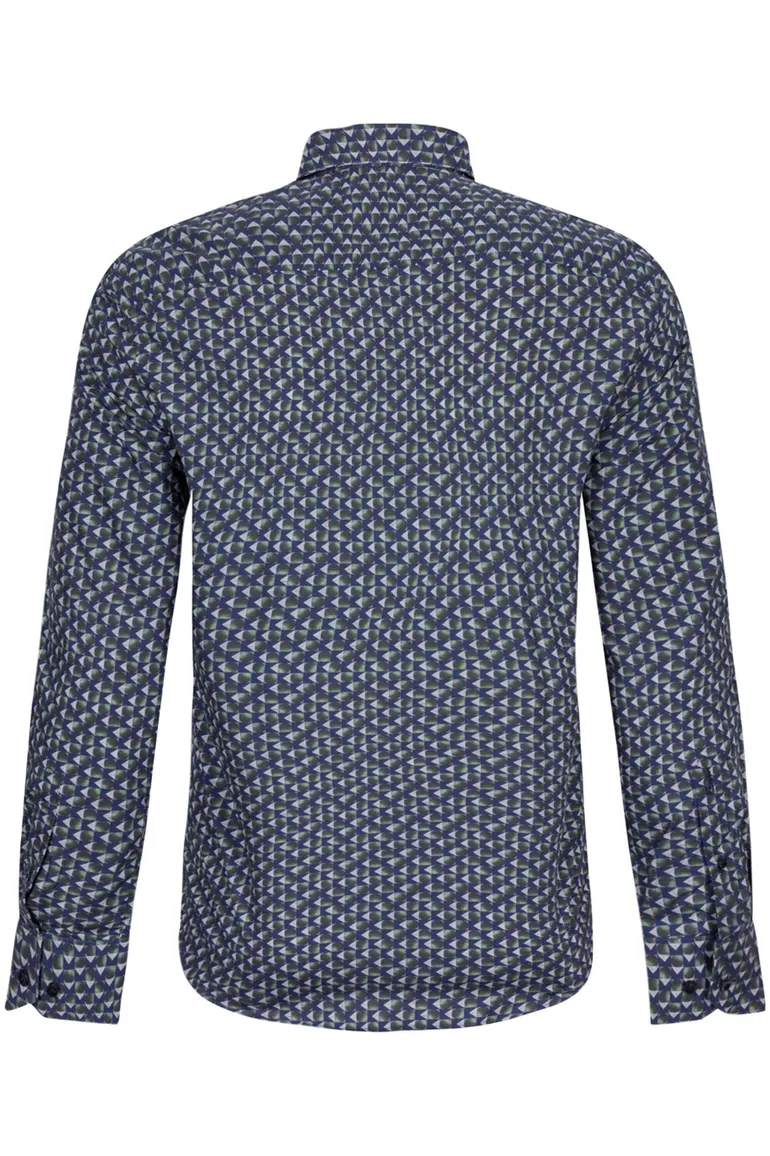 Cavallaro overhemd Cesario groen geprint