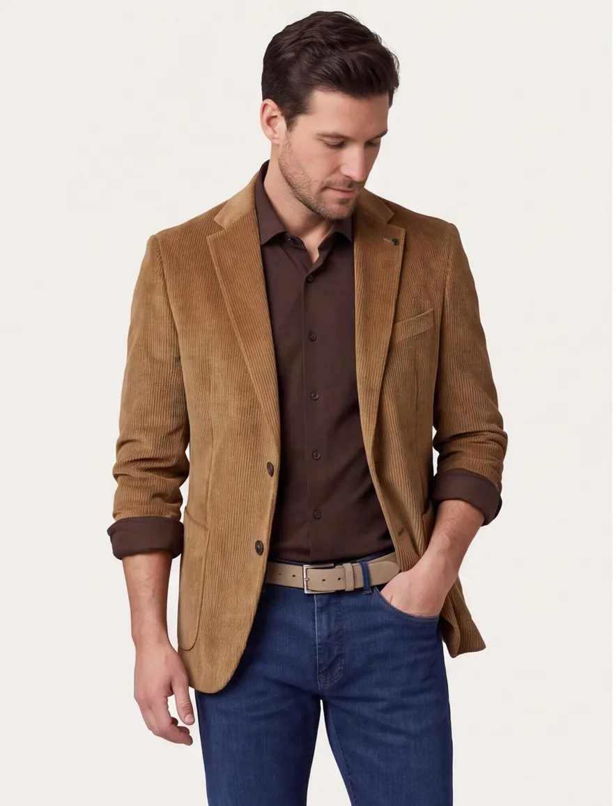Digel colbert camel modern fit