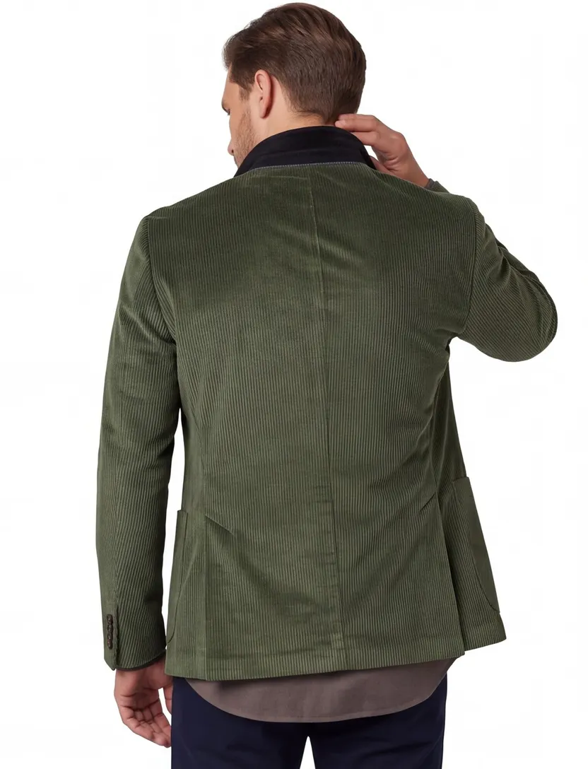 Digel colbert groen modern fit katoen
