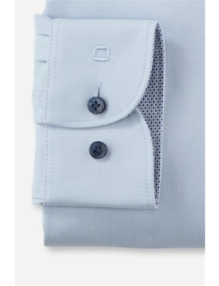Olymp overhemd mouwlengte 7 Level Five extra slim fit lichtblauw uni
