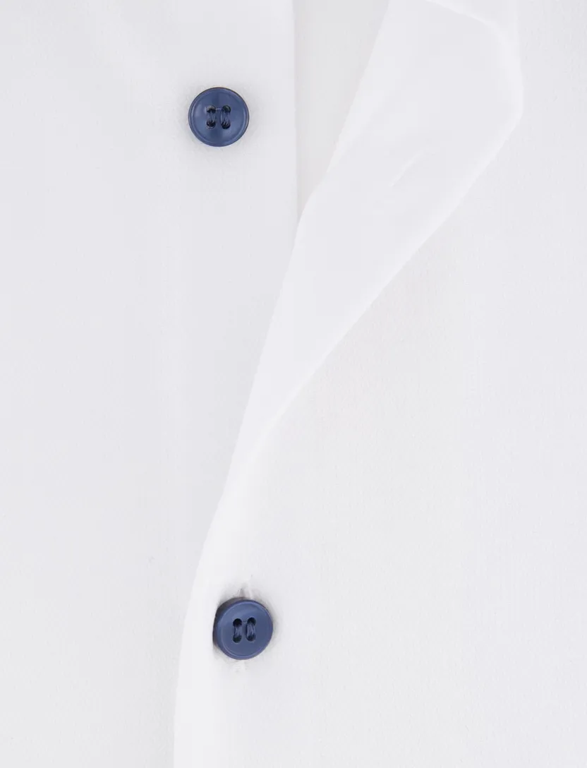 business overhemd Olymp No Six 24/7 super slim wit