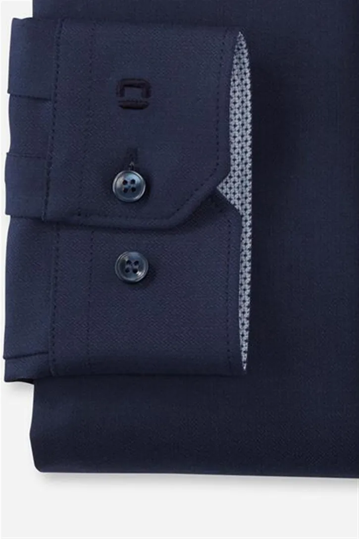 Navy uni Olymp business overhemd super slim fit