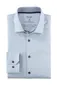 Katoenen Olymp overhemd mouwlengte 7 extra slim fit lichtblauw effen