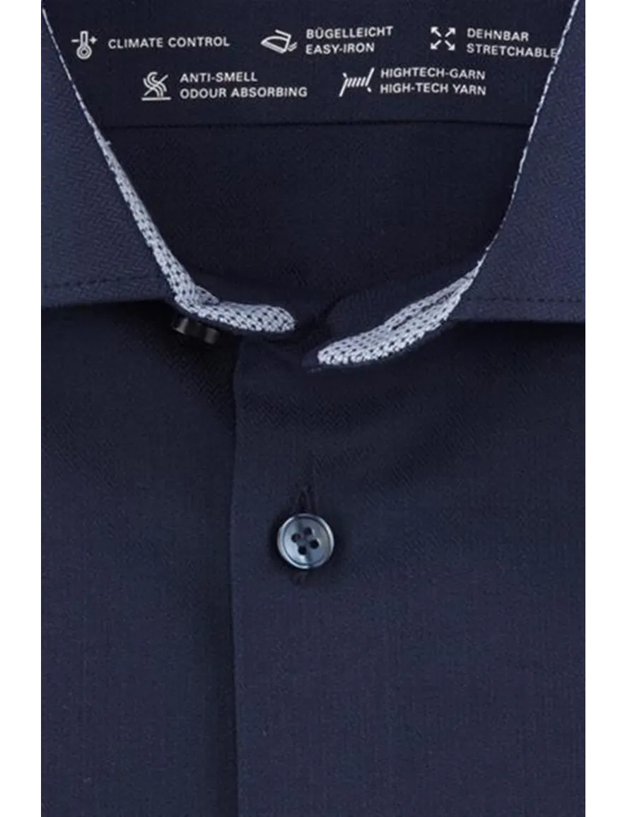Olymp overhemd donkerblauw ml7