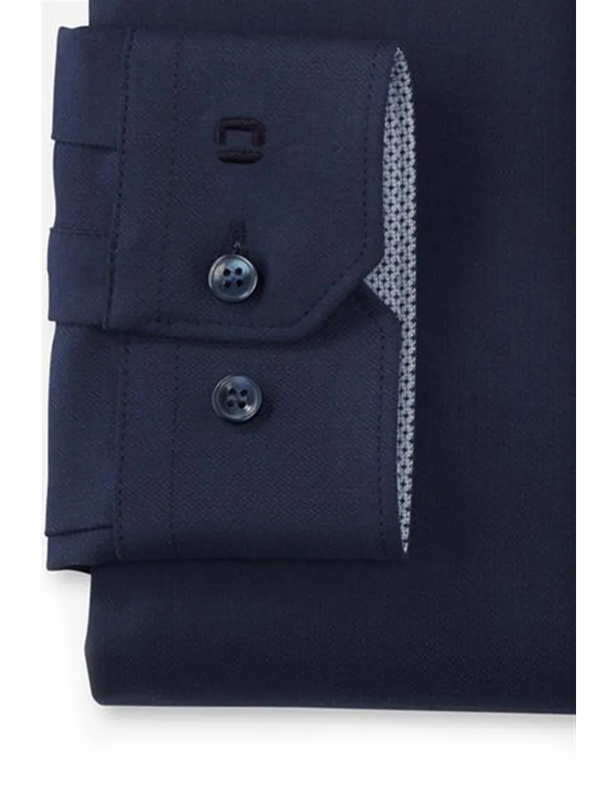 Olymp overhemd donkerblauw ml7