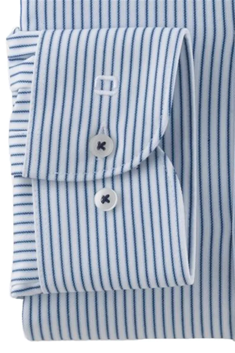 Olymp overhemd extra slim fit donkerblauw gestreept