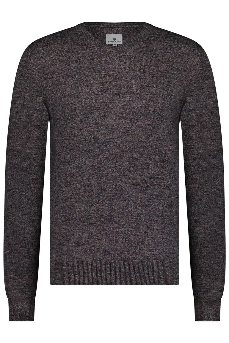 State of Art Bonneterie paars v-neck