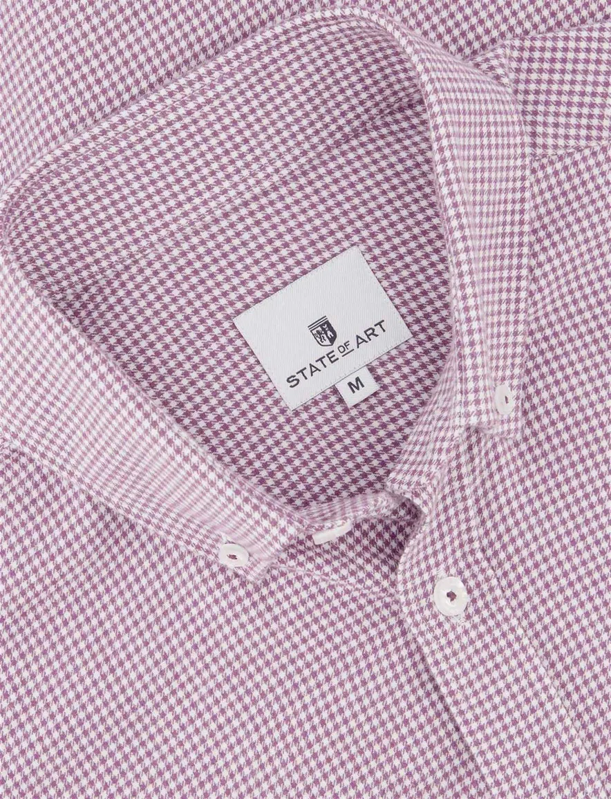 State of Art Shirt roze borstzakje