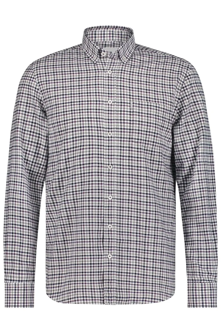 State of Art Shirt wit geruit