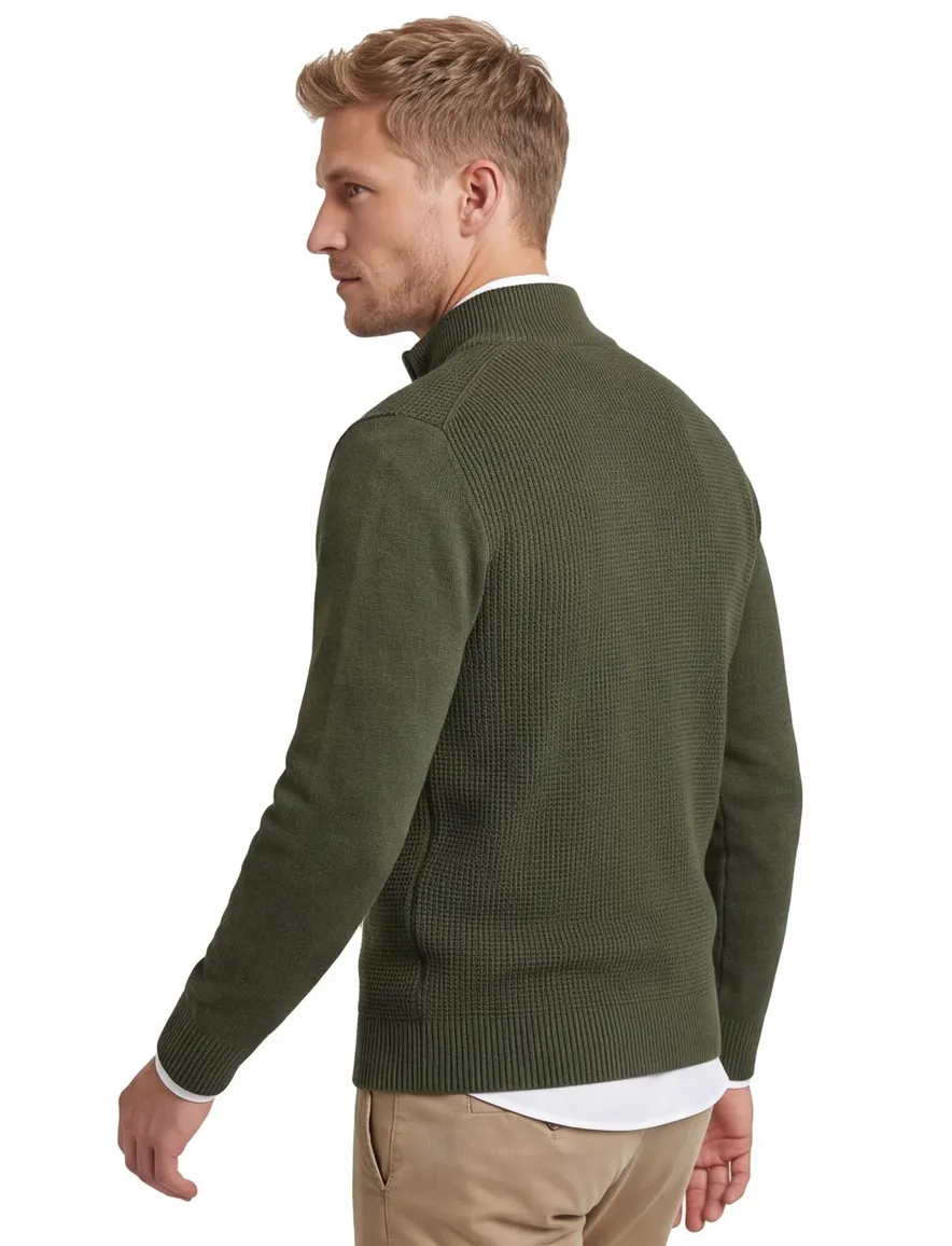 State of Art Vest groen 100% katoen