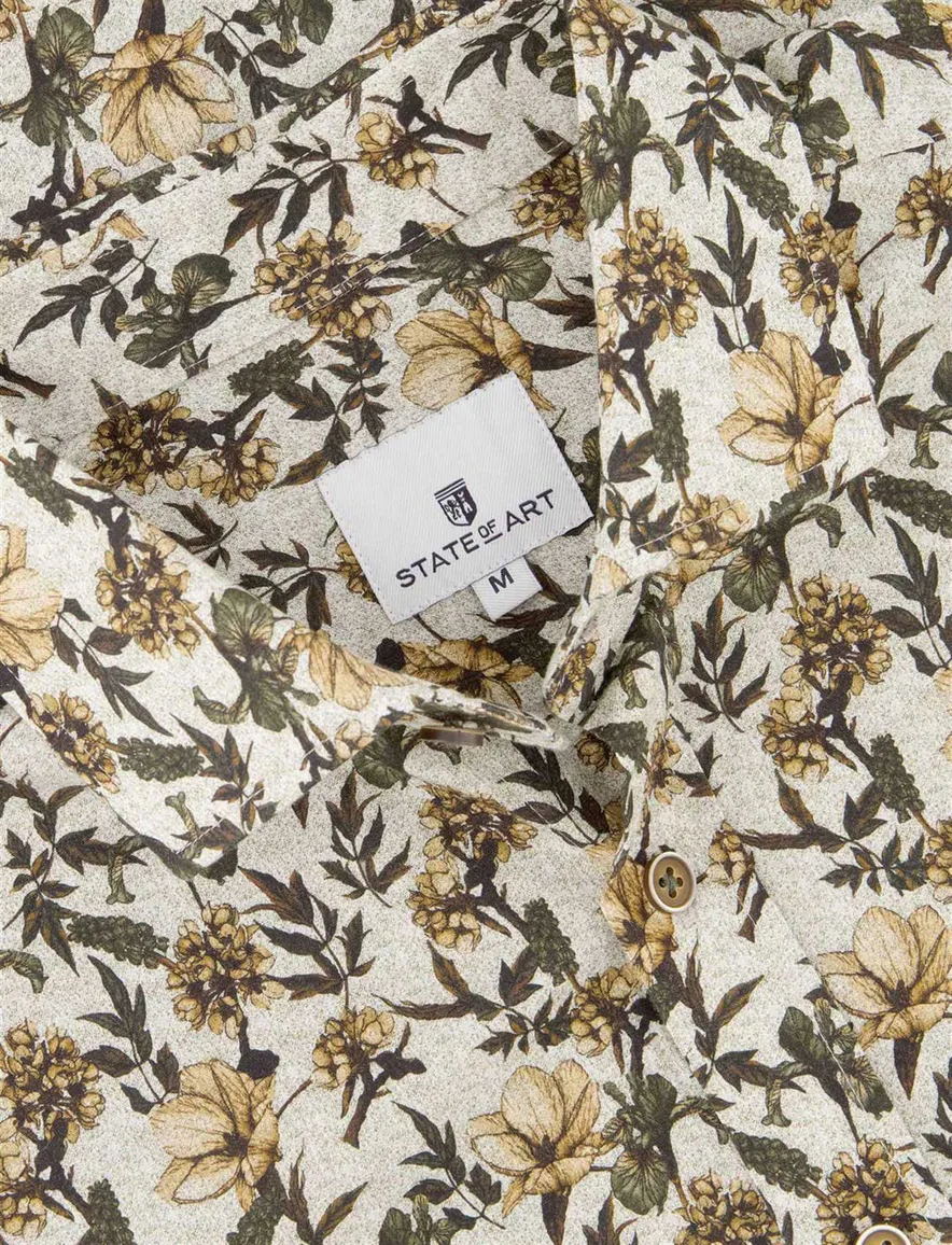 State of Art casual overhemd normale fit met print