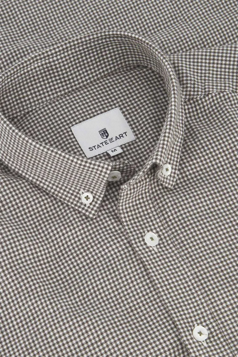 State of Art Shirt wit borstzakje