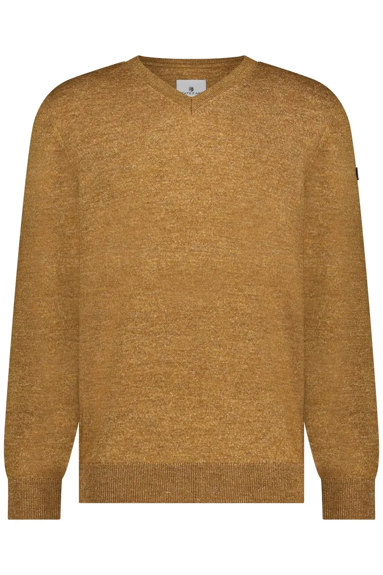 State of Art trui katoen v-hals camel