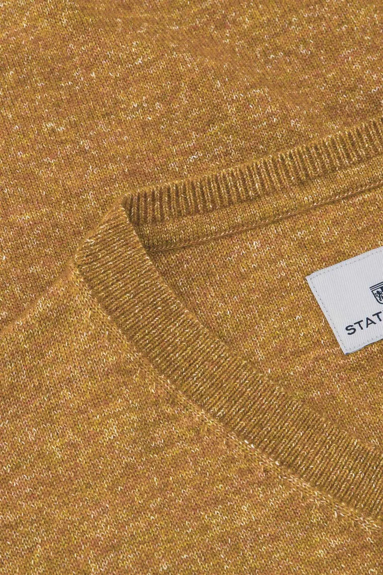 State of Art trui katoen v-hals camel