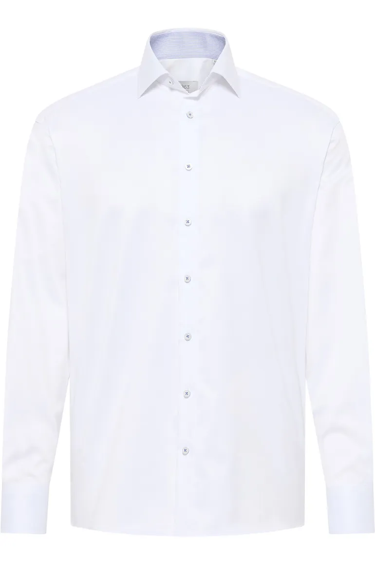Eterna overhemd Comfort Fit wit katoen