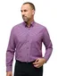 Eterna casual overhemd Comfort Fit roze blauw geruit katoen
