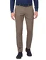 Gardeur chino bruin geruit slim fit katoen