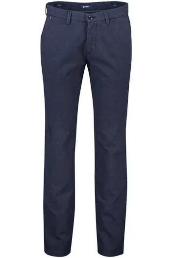 Gardeur Gardeur katoenen chino donkerblauw slim fit
