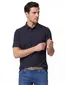 Casa Moda polo normale fit grijs effen katoen