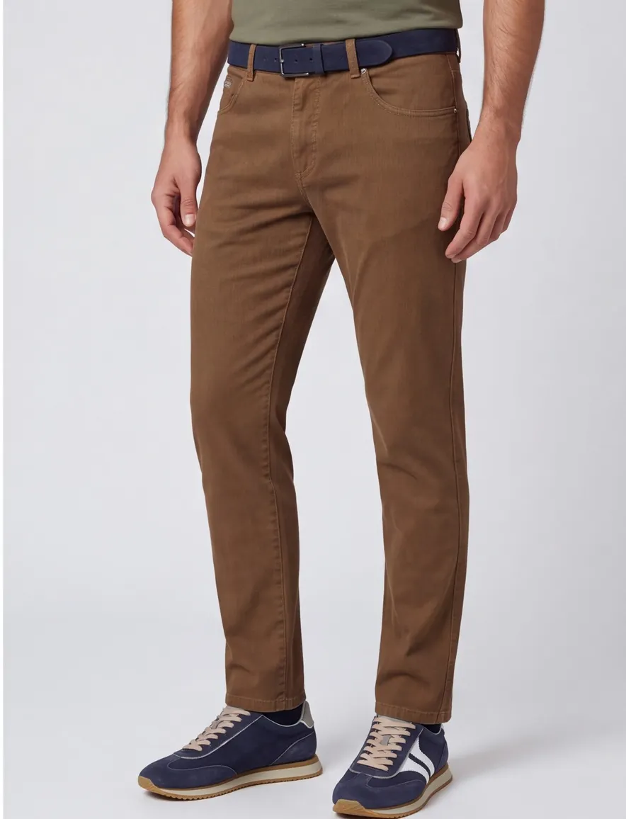 Com4 broek bruin swing