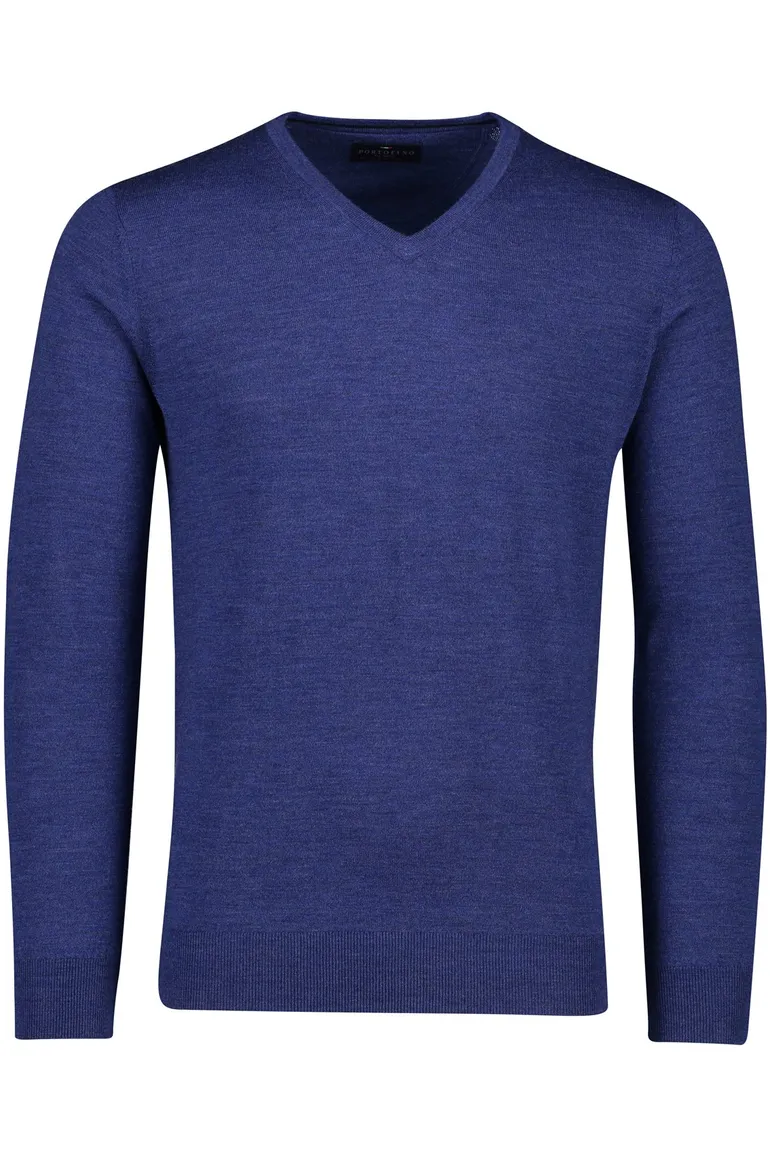Portofino trui donkerblauw gemeleerd