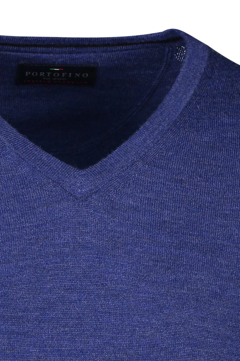Portofino trui donkerblauw gemeleerd