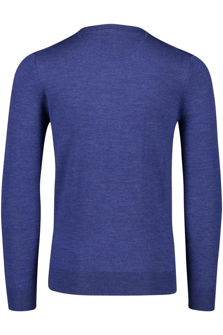 Portofino trui blauw 100% wol