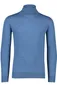 Portofino blauwe coltrui wol slim fit