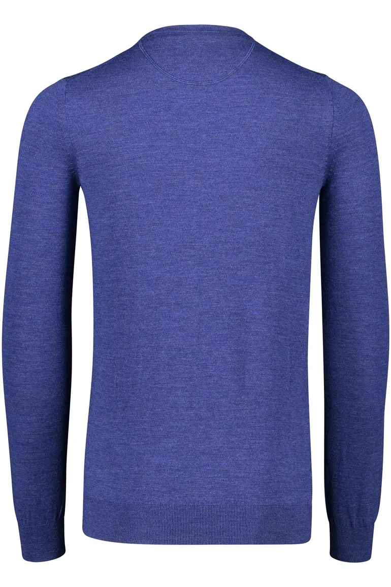 Portofino trui extra long blauw normale fit