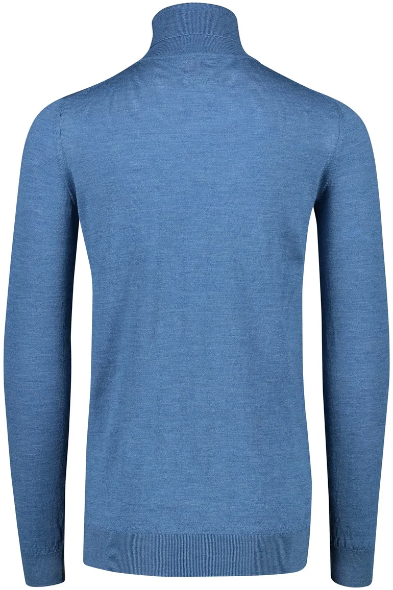 Portofino coltrui extra long blauw wol slim fit