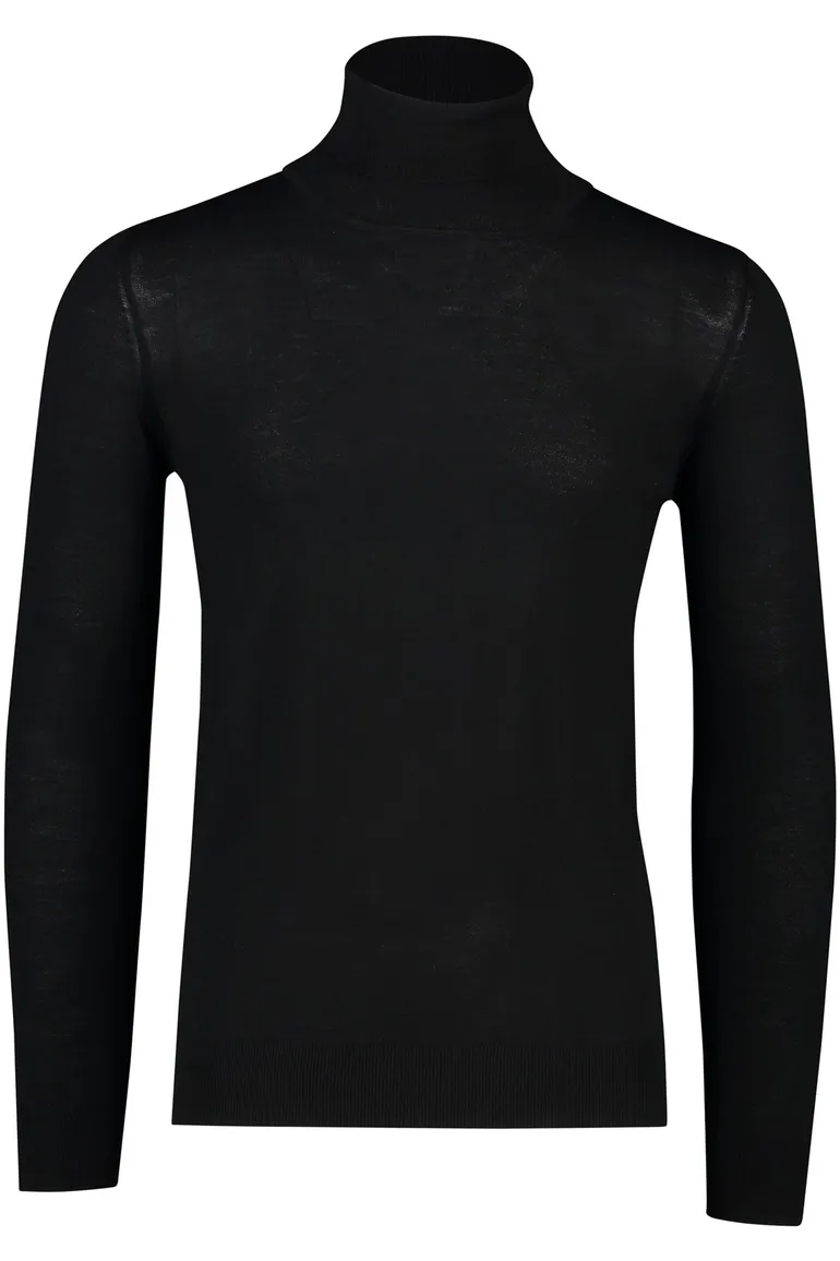 Portofino coltrui zwart wol slim fit