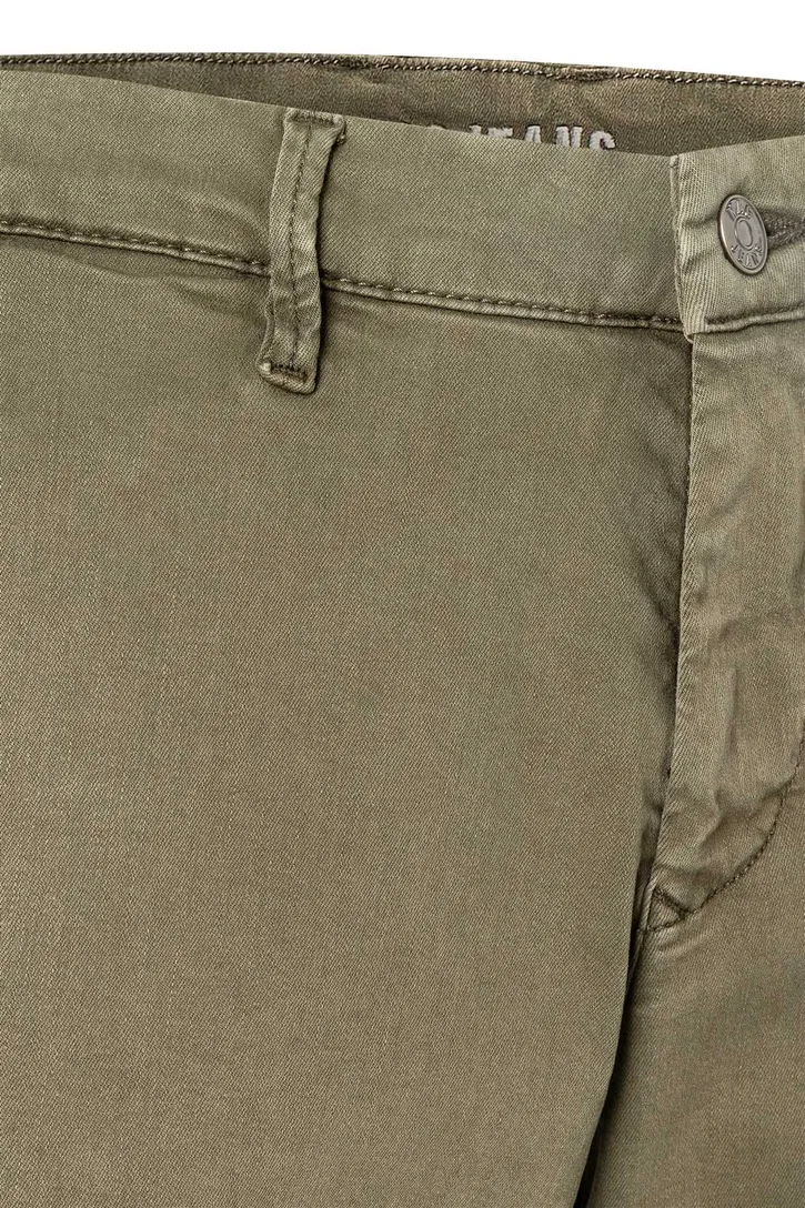 Mac heren broek groen effen denim driver pants