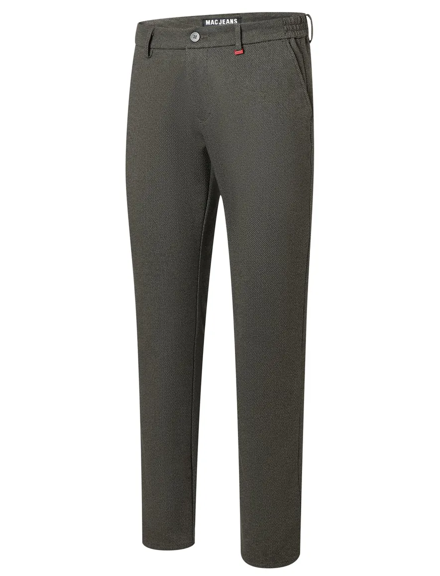 Mac katoenen broek groen structuur