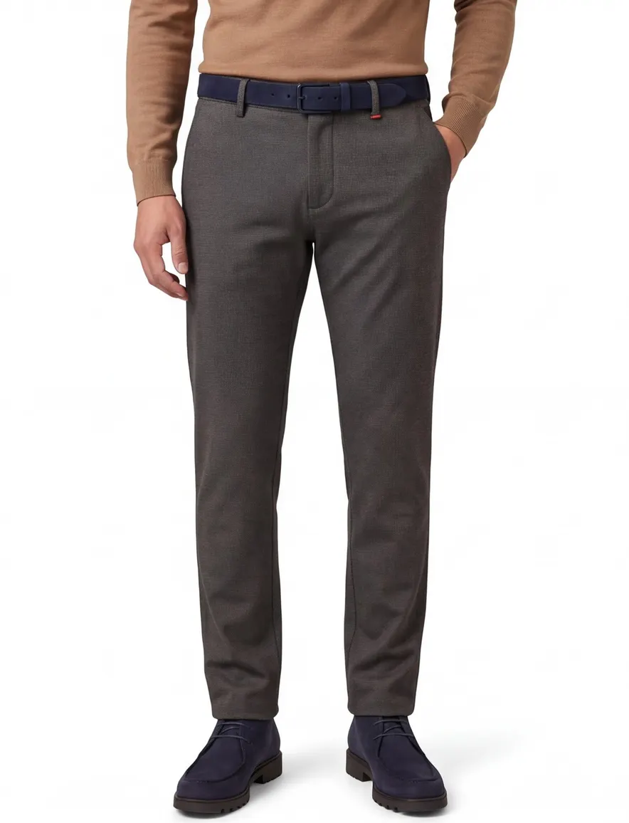 Mac Lennox pantalon bruin grijs