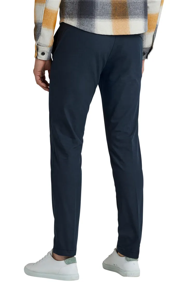 Vanguard chino donkerblauw effen 100% katoen