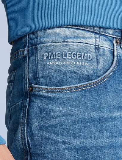PME Legend spijkerbroek katoen Nightflight regular fit blauw